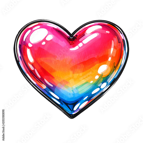 Heart Bubble Icon