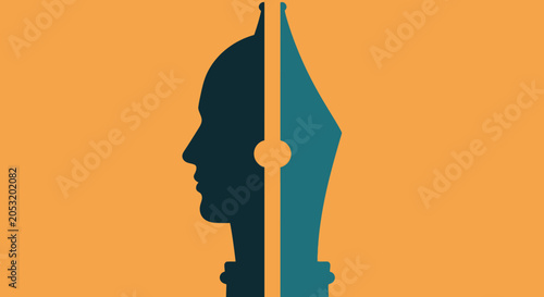 Φωτογραφία Teal and dark blue knight helmet.