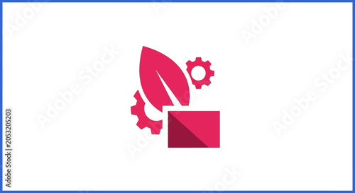 Obraz na płótnie Innovation Technology Growth Concept Logo.