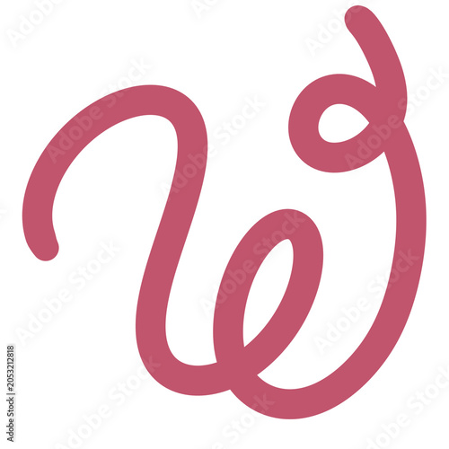 Complex Hand Drawn Scribbled Loop Line Vector