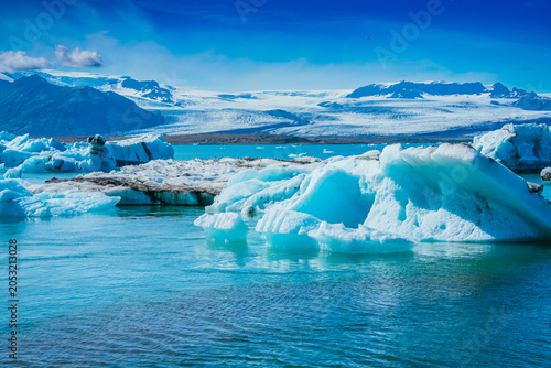 Foto iceberg in jokulsarlon lagoon
