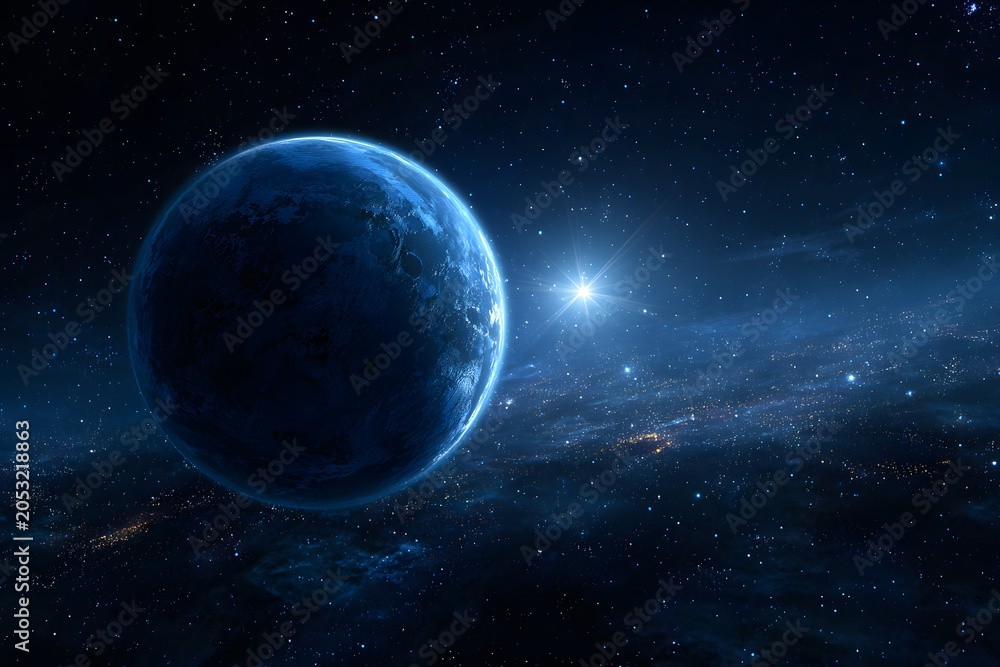 Fototapeta premium planet earth in space
