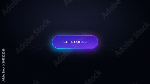Glowing purple 