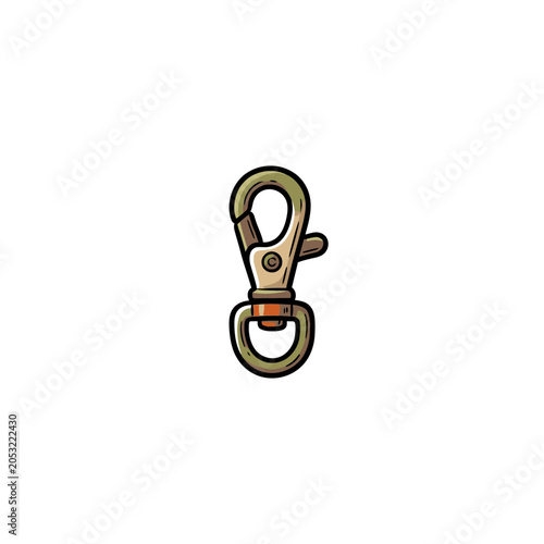Tiny dog leash clip
