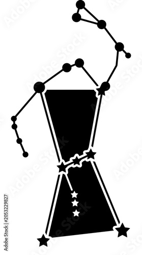 Orion Constellation Silhouette
