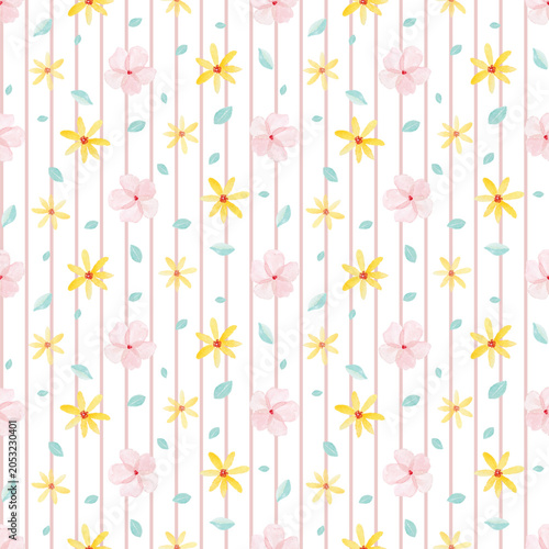 Stripe All Over Pattern Print