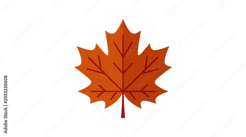 Obraz premium Detailed image of a maple leaf.