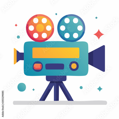 Retro Film Camera Icon