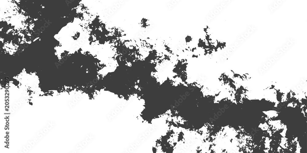 Fototapeta premium Abstract Black and White Grunge Ink Splatter Texture Background Vector Illustration