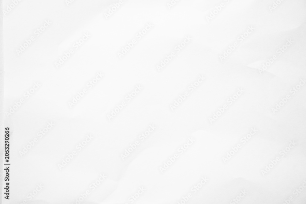 Fototapeta premium White Paper Texture background. Crumpled white paper abstract shape background with space paper for text