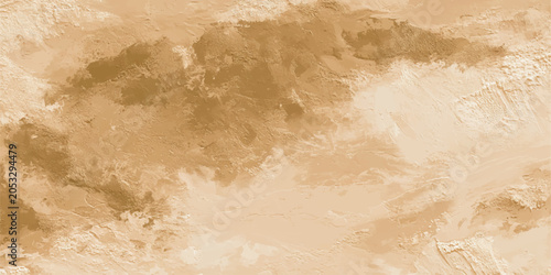 Tableau sur toile Abstract Beige Oil Painting Texture Background Vector with Impasto Brushstrokes