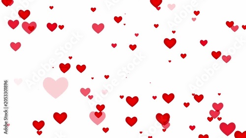 4K Social media Live style animated heart on green screen. 60 FPS