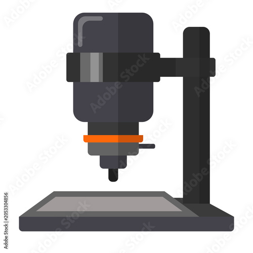 Darkroom photo enlarger tool illustration