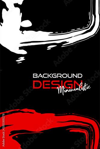 Abstract trendy universal artistic banner template . Design for cover, invitation, banner, placard, brochure, poster, card, flyer and other Vector illustration