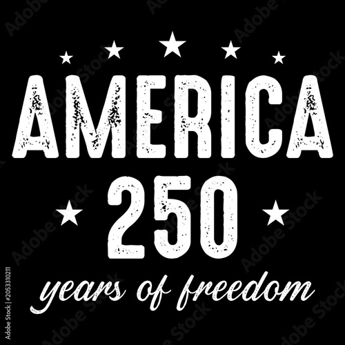 Retro USA 250th Anniversary 2026 PNG