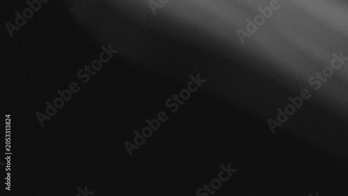 Tableau sur toile Minimalist black and grey abstract background with soft gradient light beam for