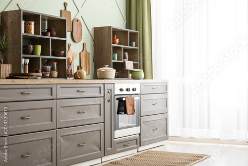 Modern kitchen interior des...