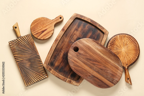 Assorted wooden cutting boa...
