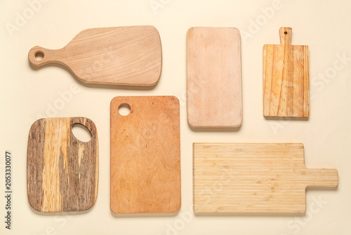 Assortment of wooden cuttin...
