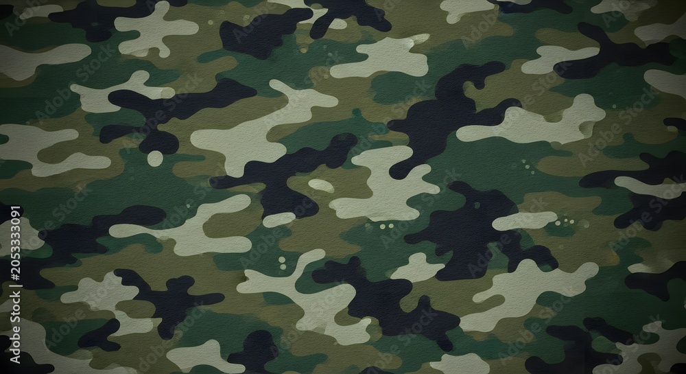 Fototapeta premium Seamless pattern of camouflage texture