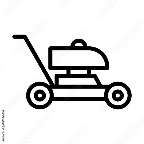 Lawnmower Vector Icon