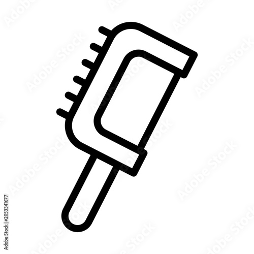Hacksaw Vector Icon