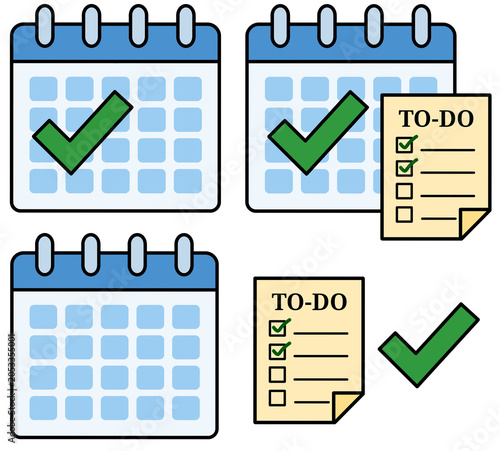 check list icon set