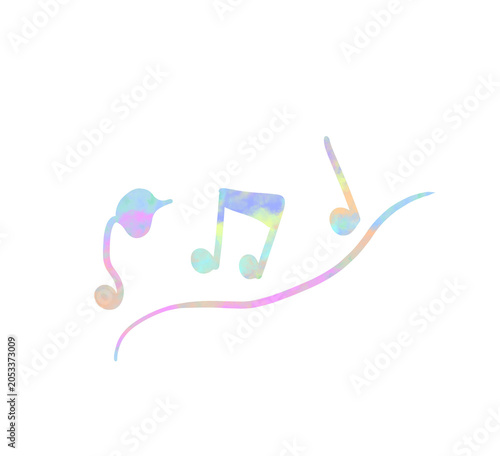 水彩の音符