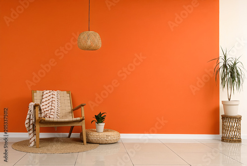 Modern interior design with...