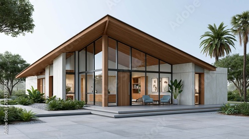 tropical countryside house designed for environmental sustainability and vegetable cultivation