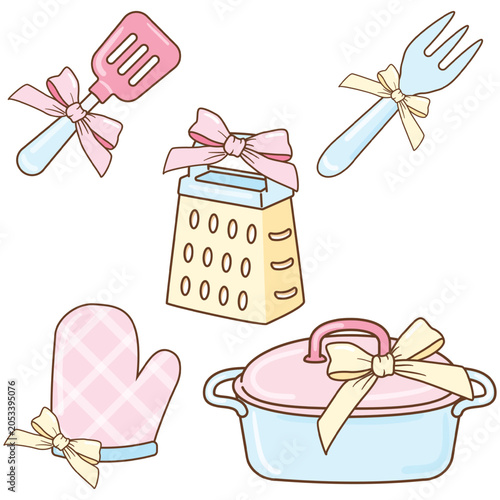  Kitchen Essentials Hand Drawn Illustration