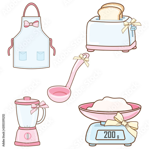  Kitchen Essentials Hand Drawn Illustration