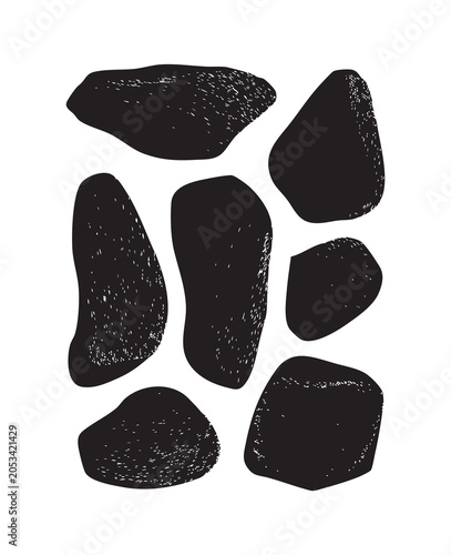Abstract Organic Shapes and Spark Symbols Collection – Modern Vector Elements