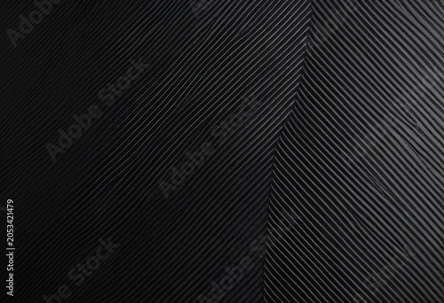 Stylish black leather-like texture with embossed wavy lines and dots