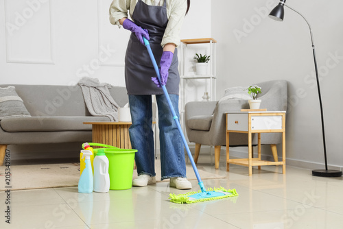 Professional house cleaning...