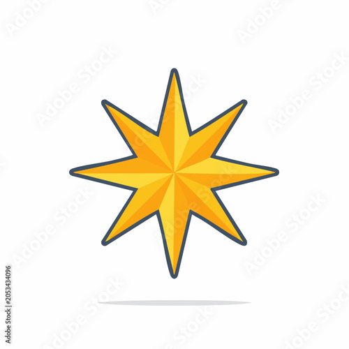 Golden Star Icon