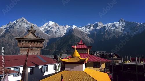Colorful Kalpa Blue Sky Cinematic Drone Shot