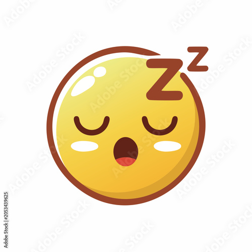 Sleeping Emoji Face with Zzz