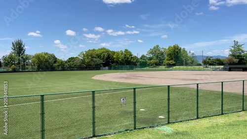 野球場 快晴 日本 運動