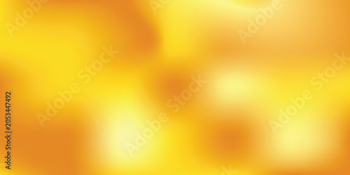 Golden yellow abstract mesh gradient background, soft orange blurred vector texture, warm glowing light effect for summer marketing and web design