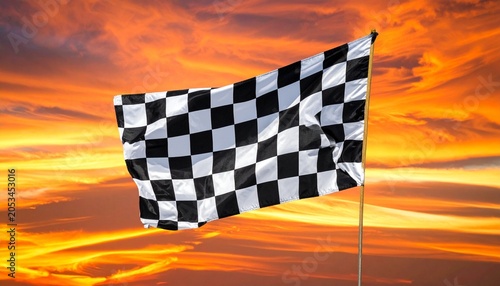 CHECKERED FLAG – Victory & Achievement Symbol