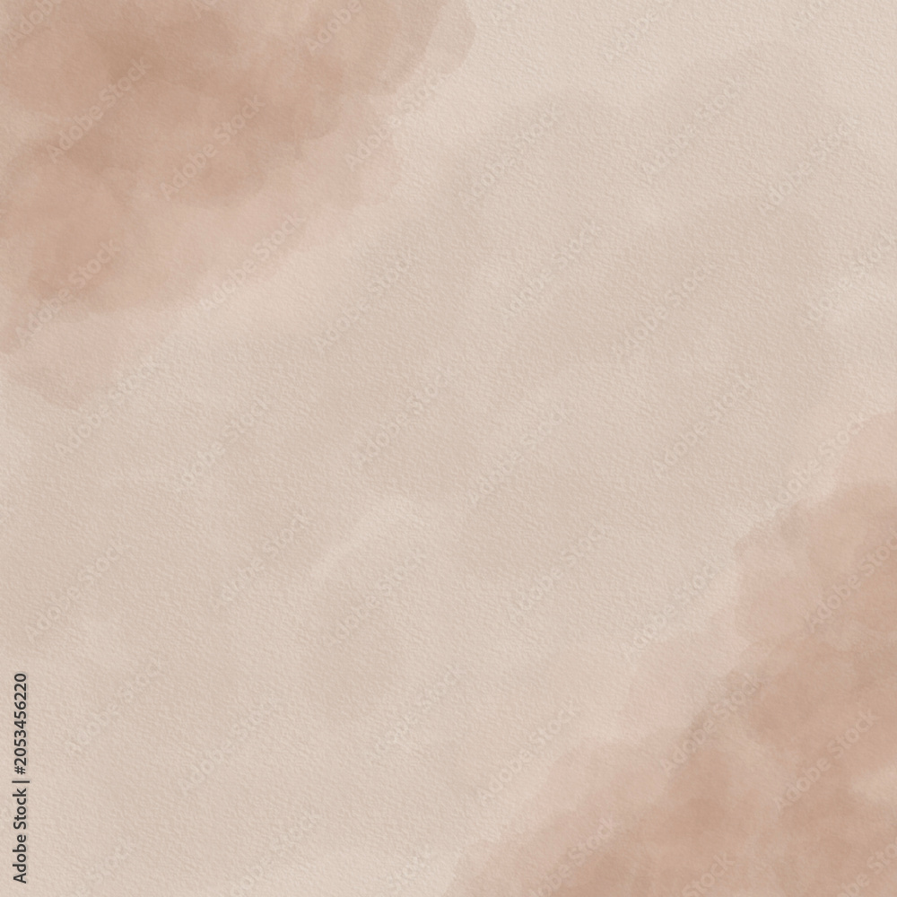 Fototapeta premium Soft Watercolor Blends in Warm Beige and Dusty Rose Tones