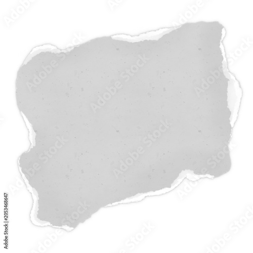 Torn Paper with Grey Texture for Scrapbook