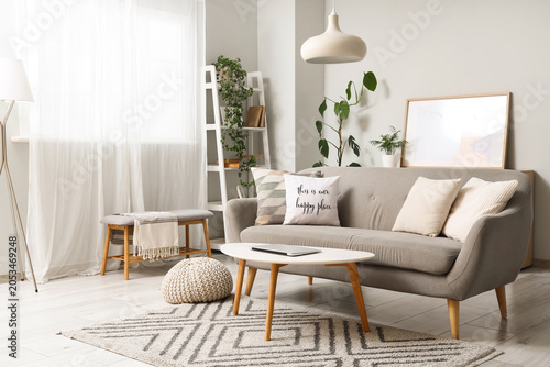 Modern living room interior...