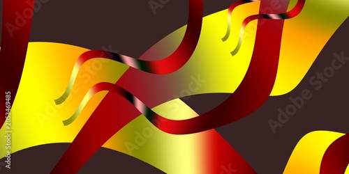 Obraz na płótnie Fluid abstract background with colorful gradient