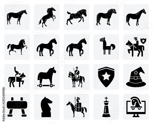 Canvas Print From The Smallest Breed To Versatile Riders – The Miniature Falabella And The All-Purpose Quarter Horse For Comparison