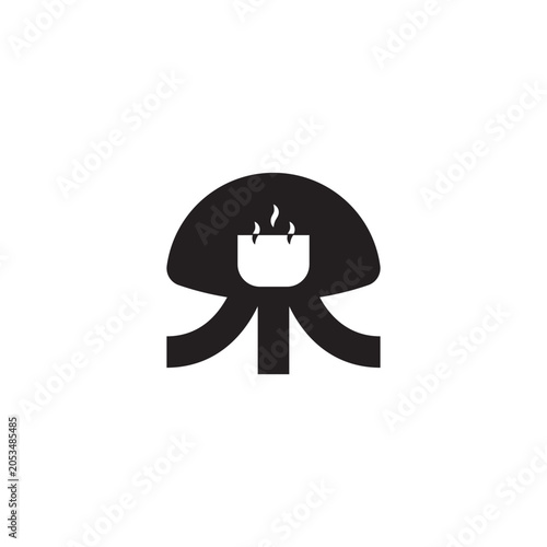 octopus coffee logo design combination good for brand coffee logo