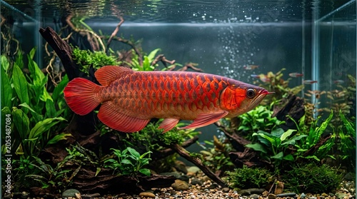 goldfish in aquarium