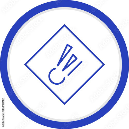 Tableau sur toile Explosive Material Vector Icon