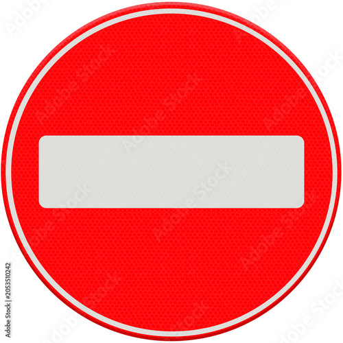 Konstfotografi Digital composite. 
No entry sign.